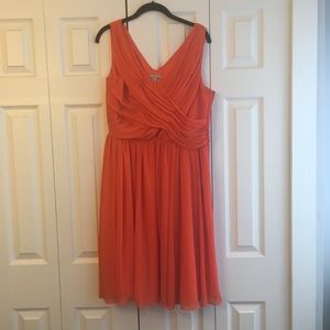 H&M orange dress - size 12 - EUC